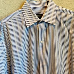 Blue & white dress shirt